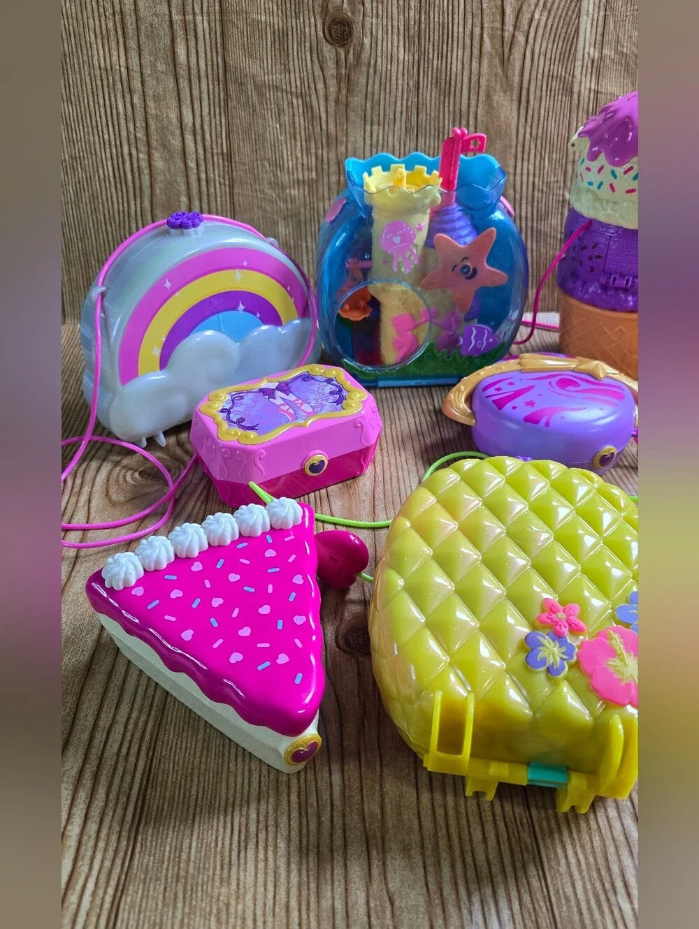 Polly Pocket Play Sets Lot Of 11